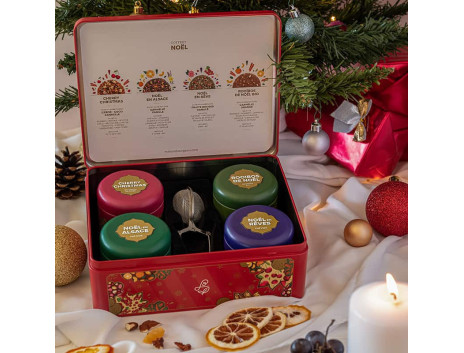 Coffret de noël de thés et infusions : un cadeau à offrir