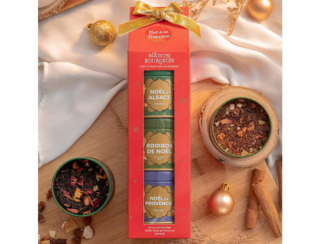 Coffret de thé et rooibos Noël à la Française 