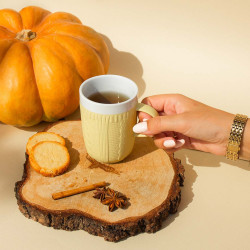 Thé noir citrouille, épices et biscuit