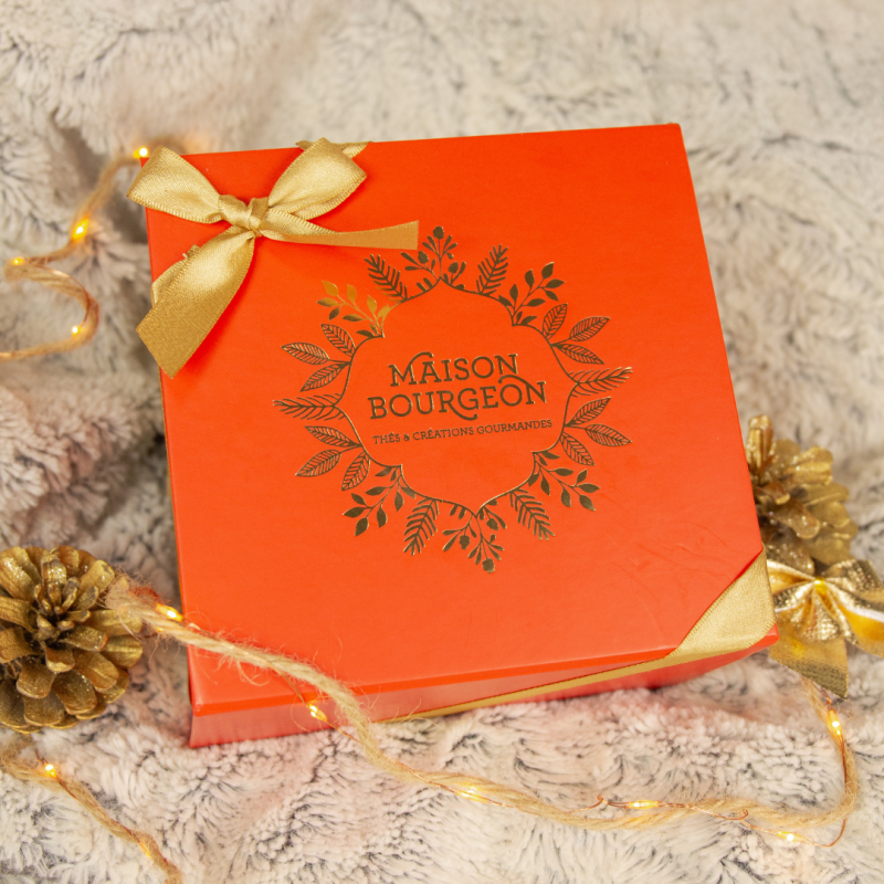 Coffret de thé et chocolat de noël