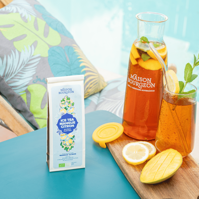 Rooibos glacé bio - Parfums mangue et citron - Maison Bourgeon