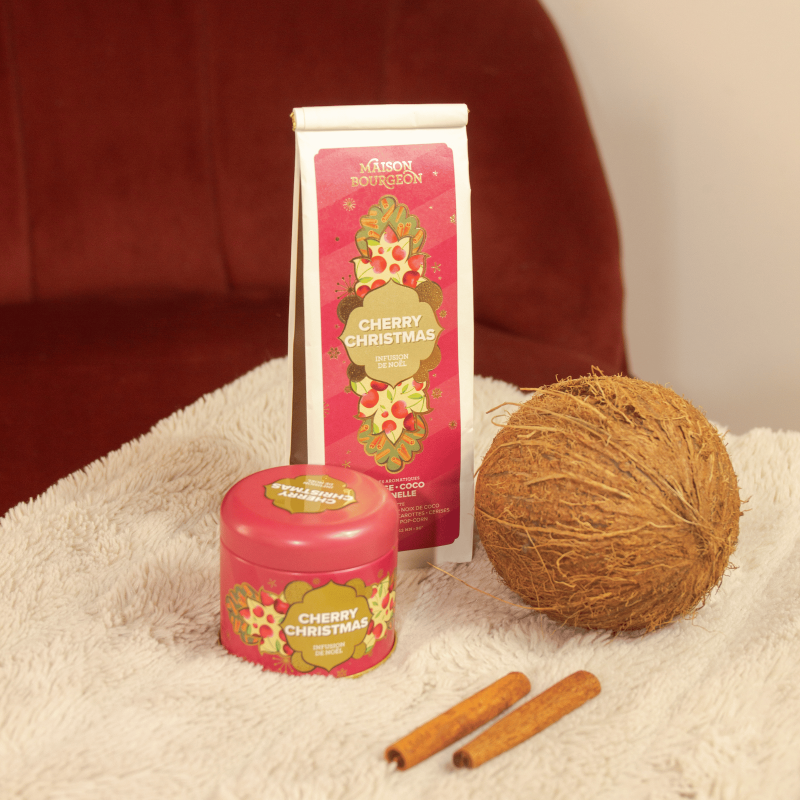 Infusion de Noël - Parfums cerise, coco et canelle - Maison Bourgeon