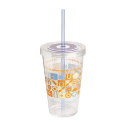 Verre Voyageur Violet et orange